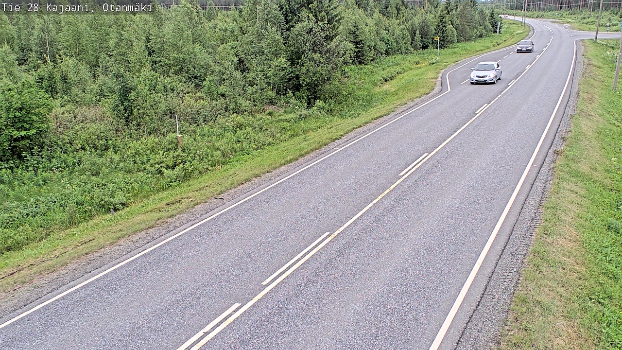 Weather Camera Image Road 28 Kajaani, Otanmäki, Kajaani, Kainuu
