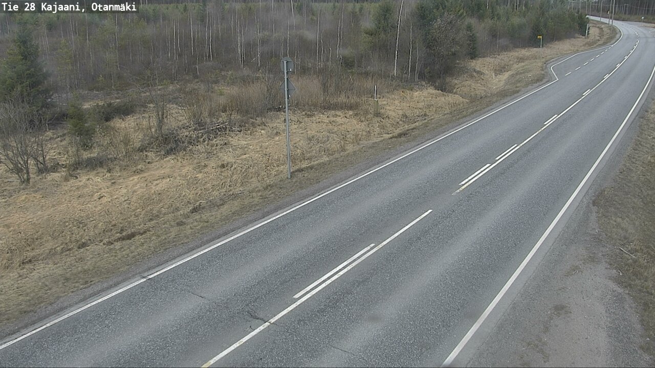 Weather Camera Image Väg 28 Kajana, Otanmäki, Kajaani, Kainuu