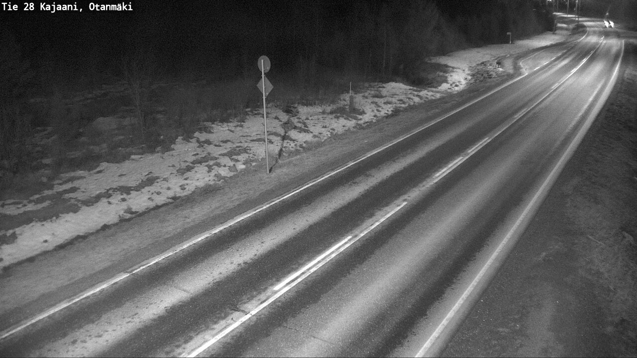 Weather Camera Image Väg 28 Kajana, Otanmäki, Kajaani, Kainuu
