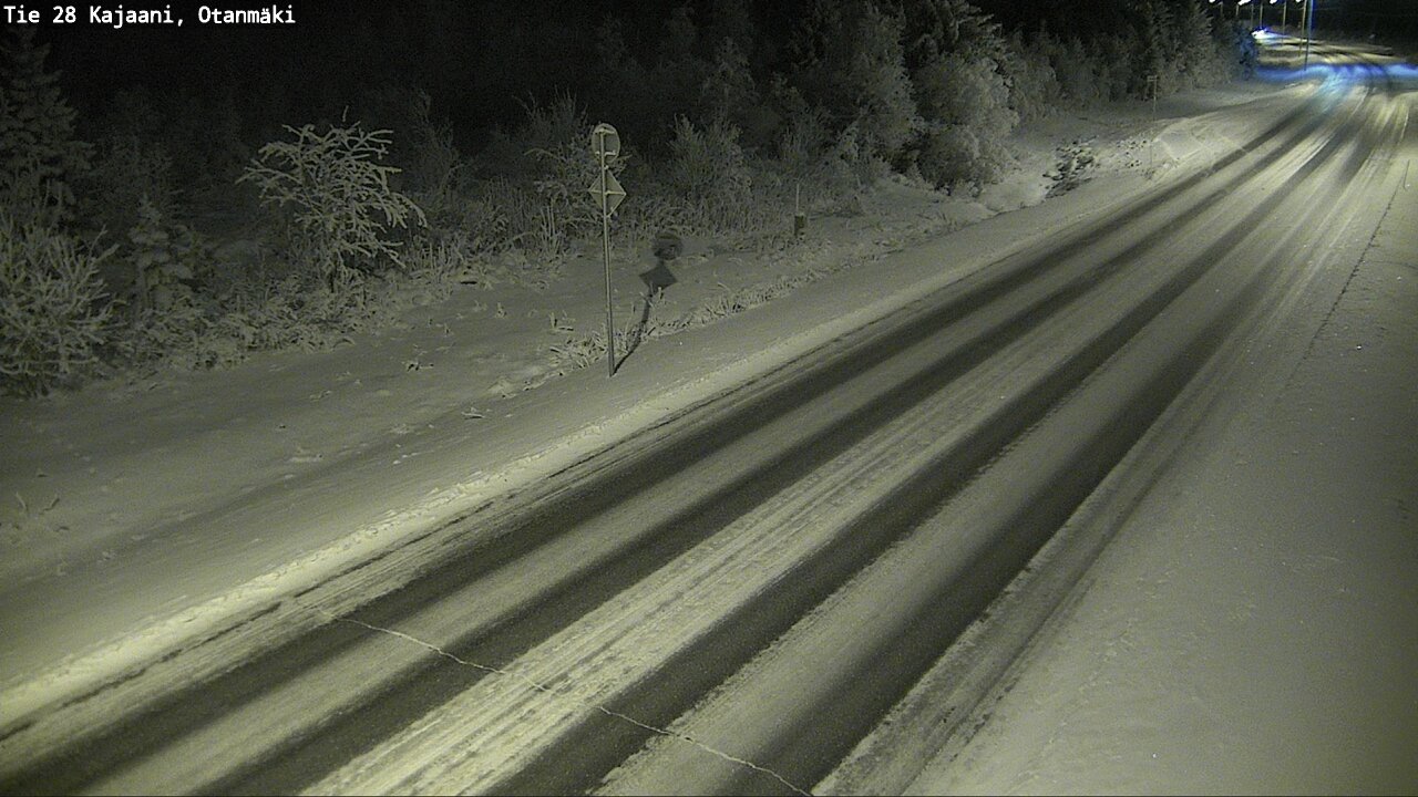 Weather Camera Image Väg 28 Kajana, Otanmäki, Kajaani, Kainuu