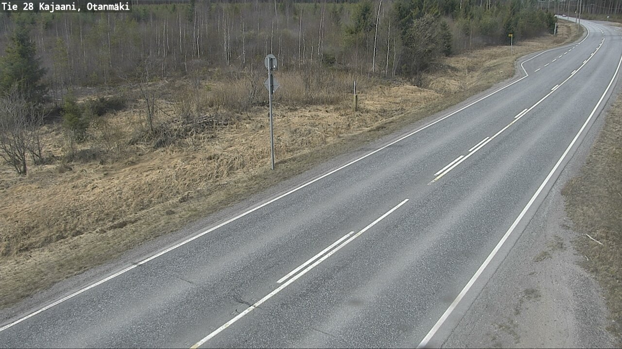Weather Camera Image Road 28 Kajaani, Otanmäki, Kajaani, Kainuu
