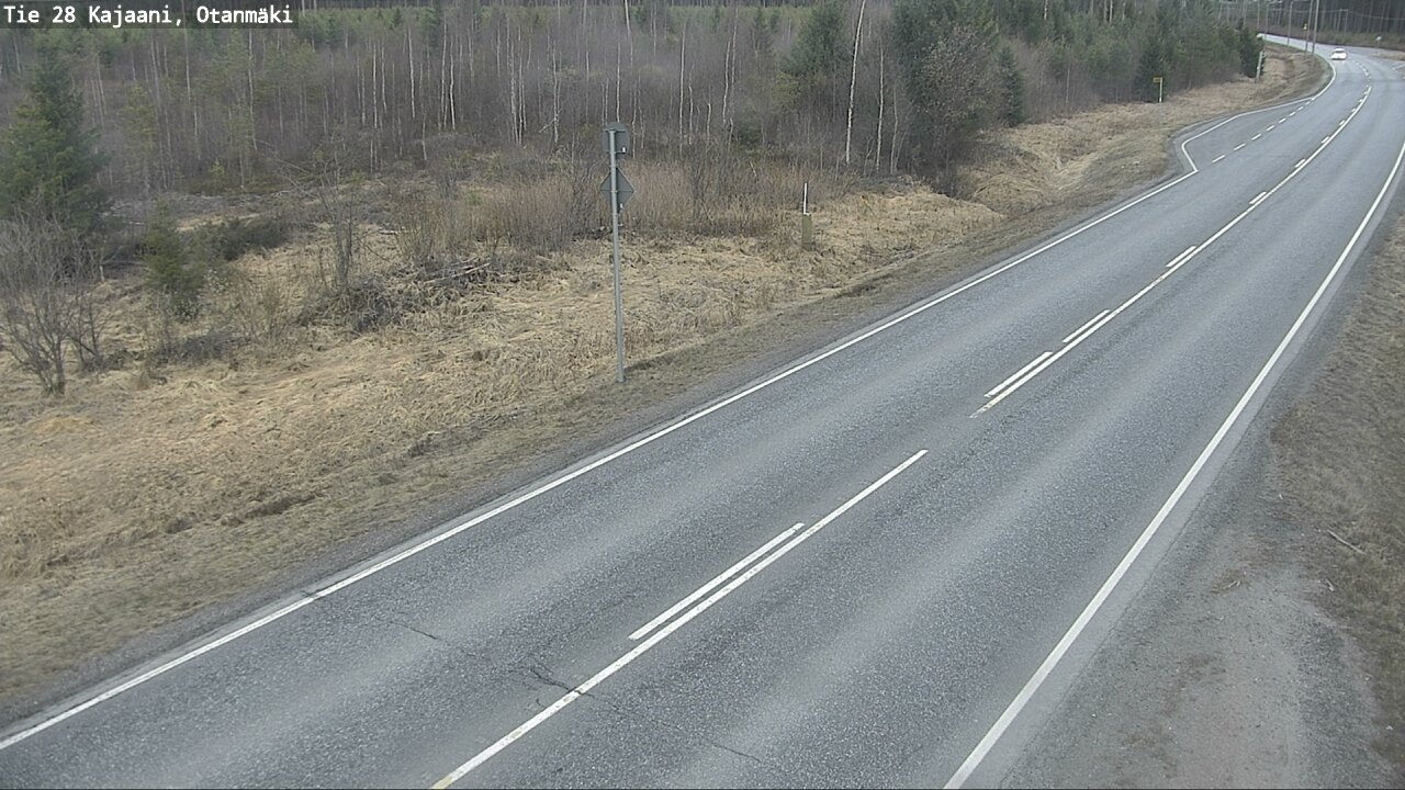 Weather Camera Image Väg 28 Kajana, Otanmäki, Kajaani, Kainuu