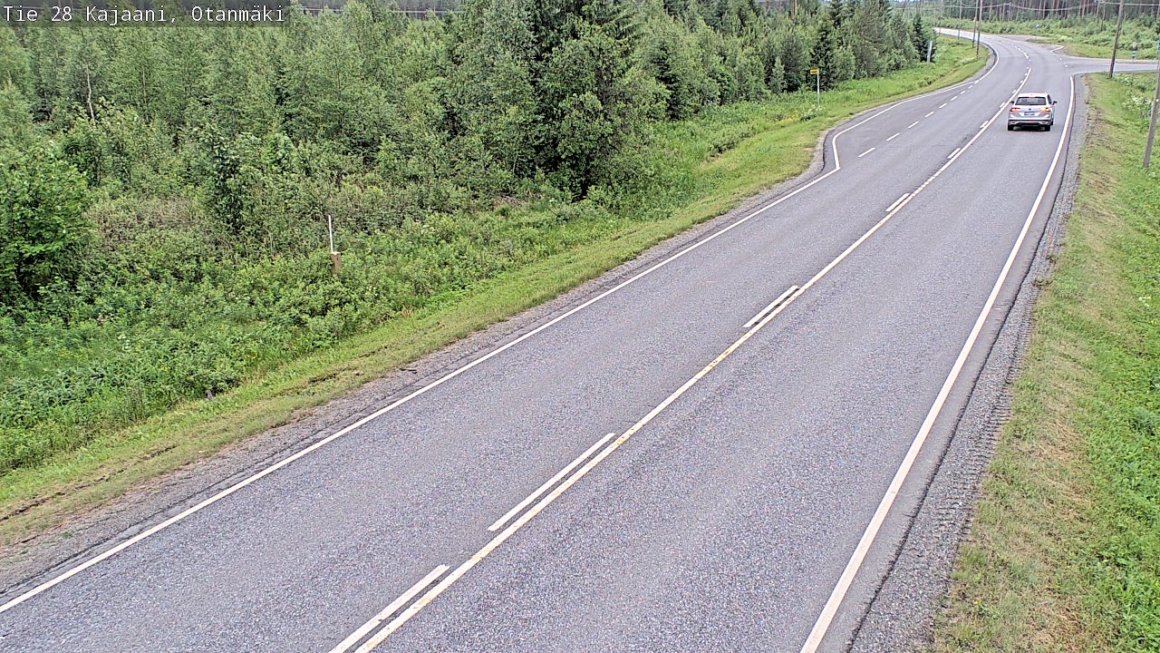 Weather Camera Image Väg 28 Kajana, Otanmäki, Kajaani, Kainuu