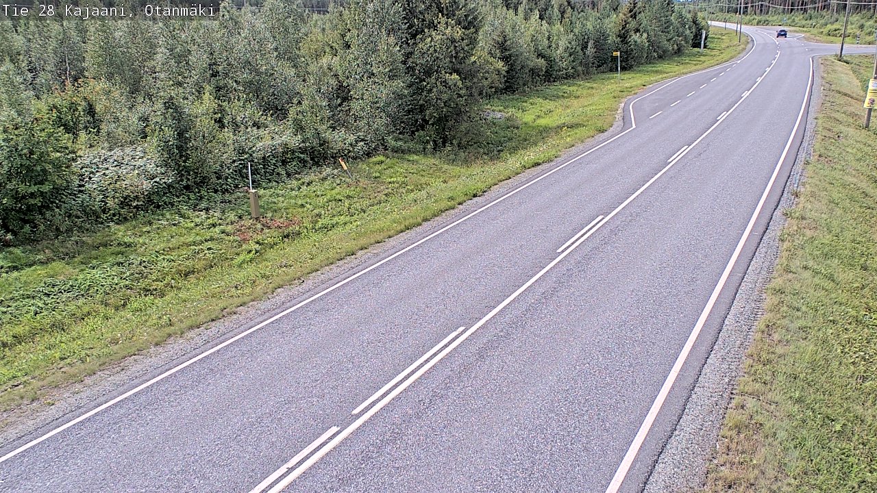 Weather Camera Image Väg 28 Kajana, Otanmäki, Kajaani, Kainuu