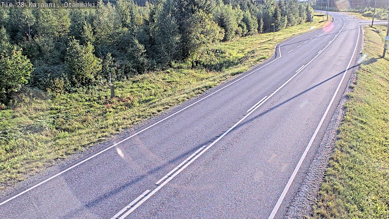 Kelikamerat Kuva Tie 28 Kajaani, Otanmäki, Kajaani, Kainuu