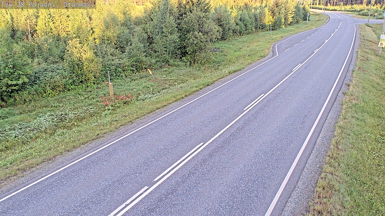 Kelikamerat Kuva Tie 28 Kajaani, Otanmäki, Kajaani, Kainuu
