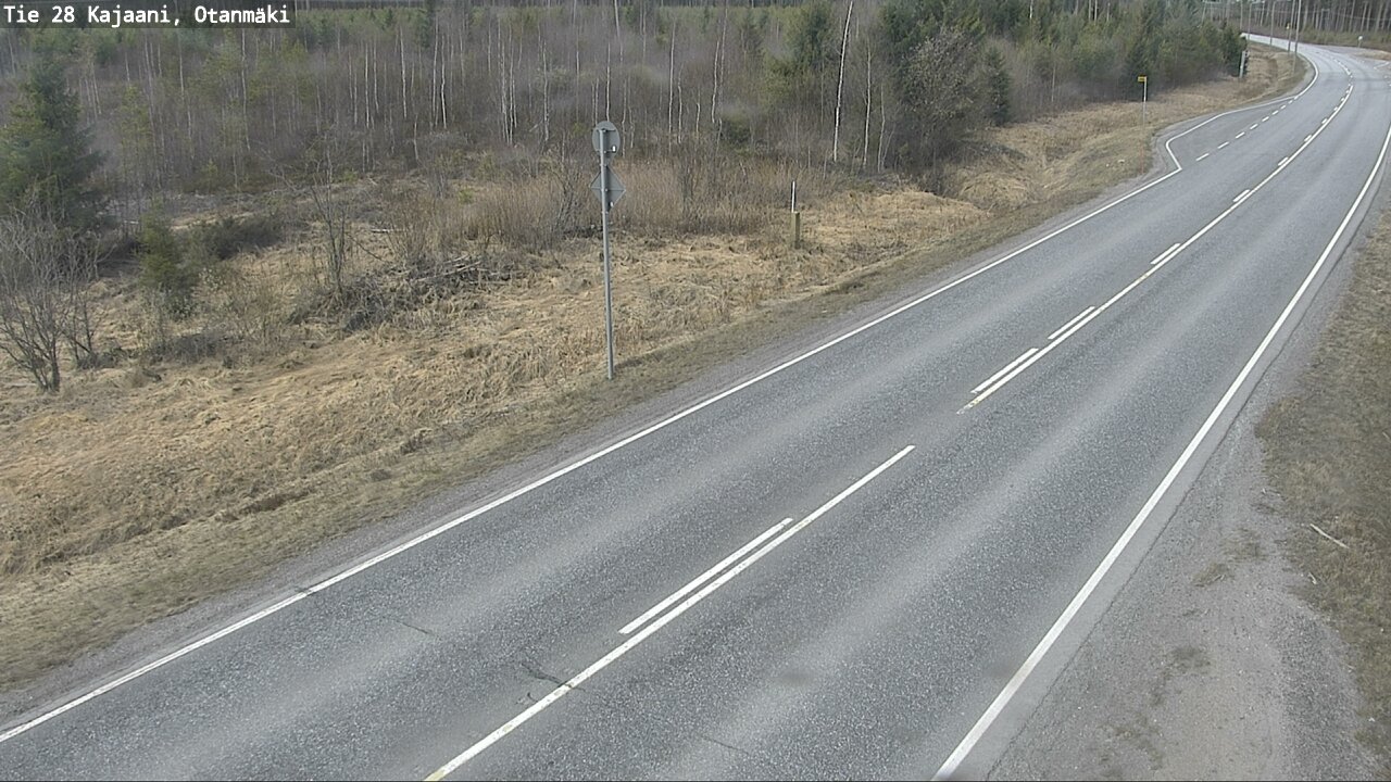 Weather Camera Image Road 28 Kajaani, Otanmäki, Kajaani, Kainuu