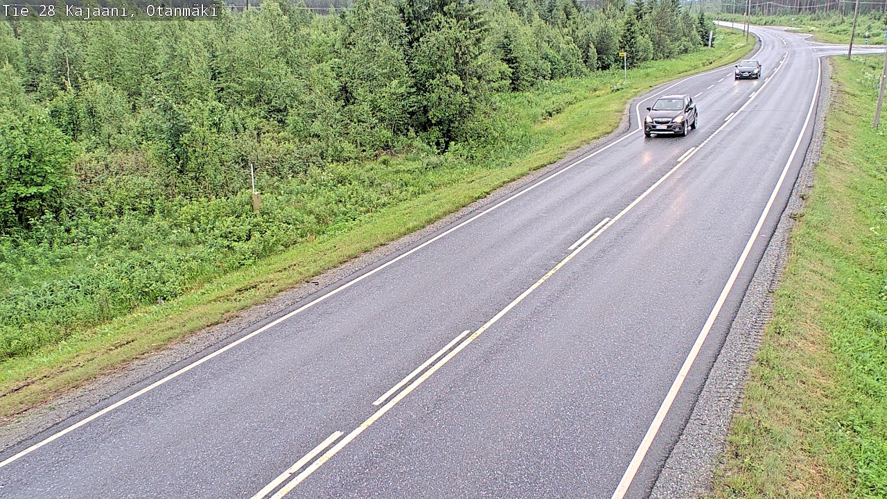 Weather Camera Image Väg 28 Kajana, Otanmäki, Kajaani, Kainuu
