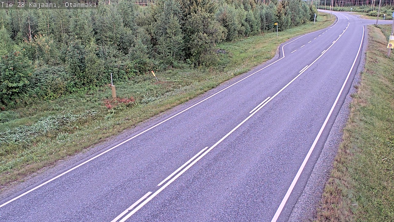 Kelikamerat Kuva Tie 28 Kajaani, Otanmäki, Kajaani, Kainuu
