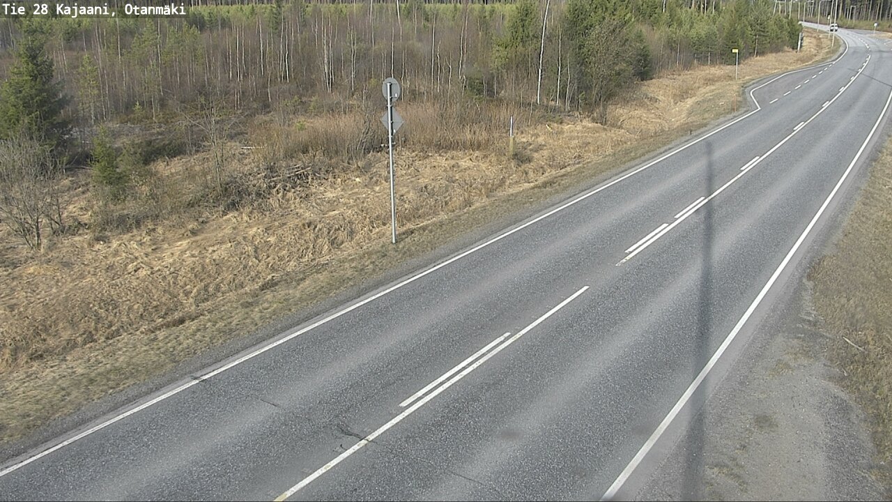 Weather Camera Image Väg 28 Kajana, Otanmäki, Kajaani, Kainuu