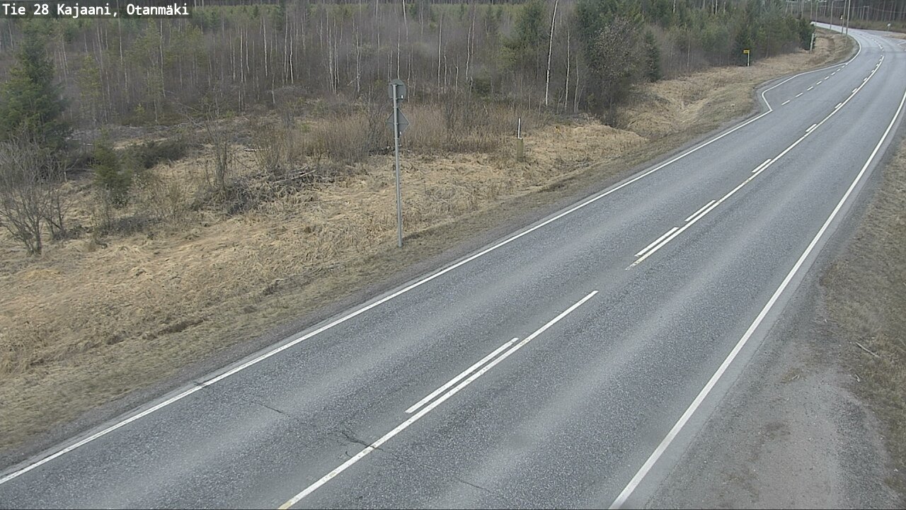 Weather Camera Image Väg 28 Kajana, Otanmäki, Kajaani, Kainuu