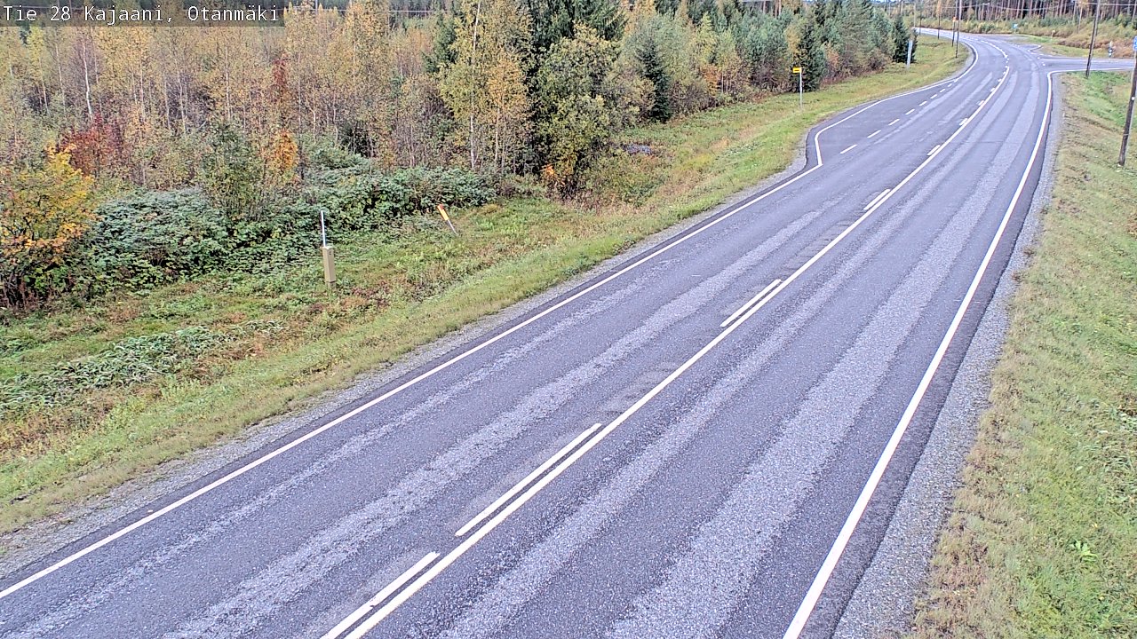 Weather Camera Image Road 28 Kajaani, Otanmäki, Kajaani, Kainuu