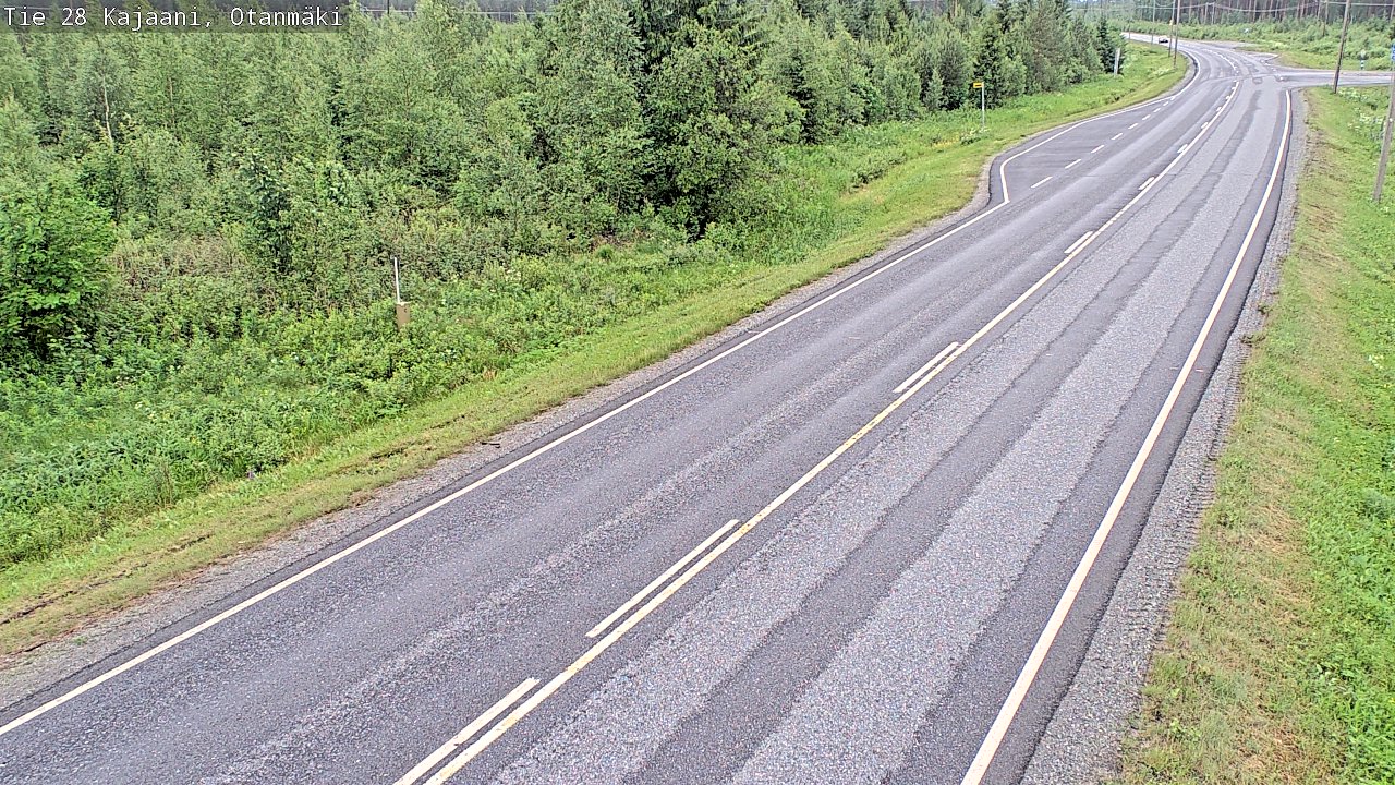 Weather Camera Image Väg 28 Kajana, Otanmäki, Kajaani, Kainuu