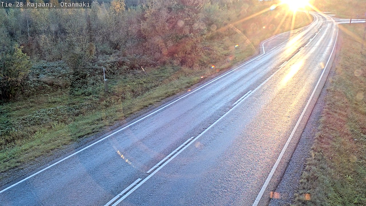 Kelikamerat Kuva Tie 28 Kajaani, Otanmäki, Kajaani, Kainuu