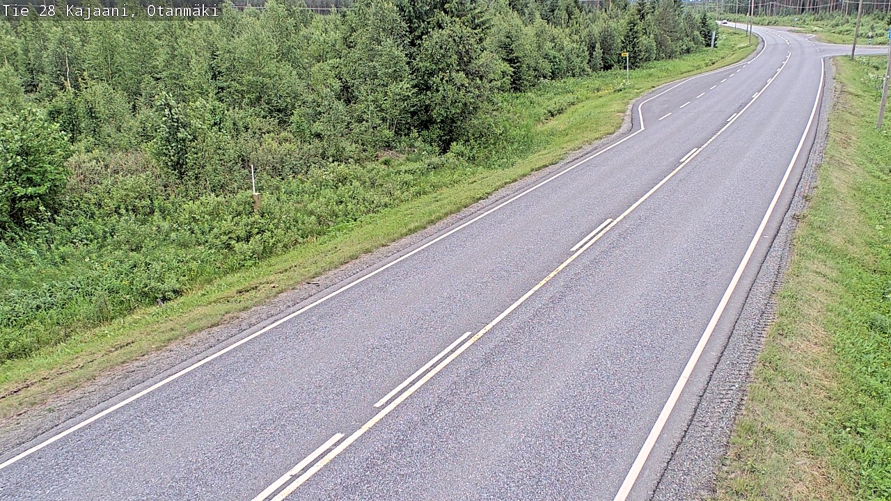 Weather Camera Image Road 28 Kajaani, Otanmäki, Kajaani, Kainuu