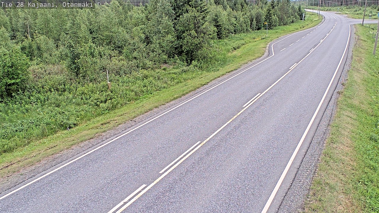 Weather Camera Image Road 28 Kajaani, Otanmäki, Kajaani, Kainuu