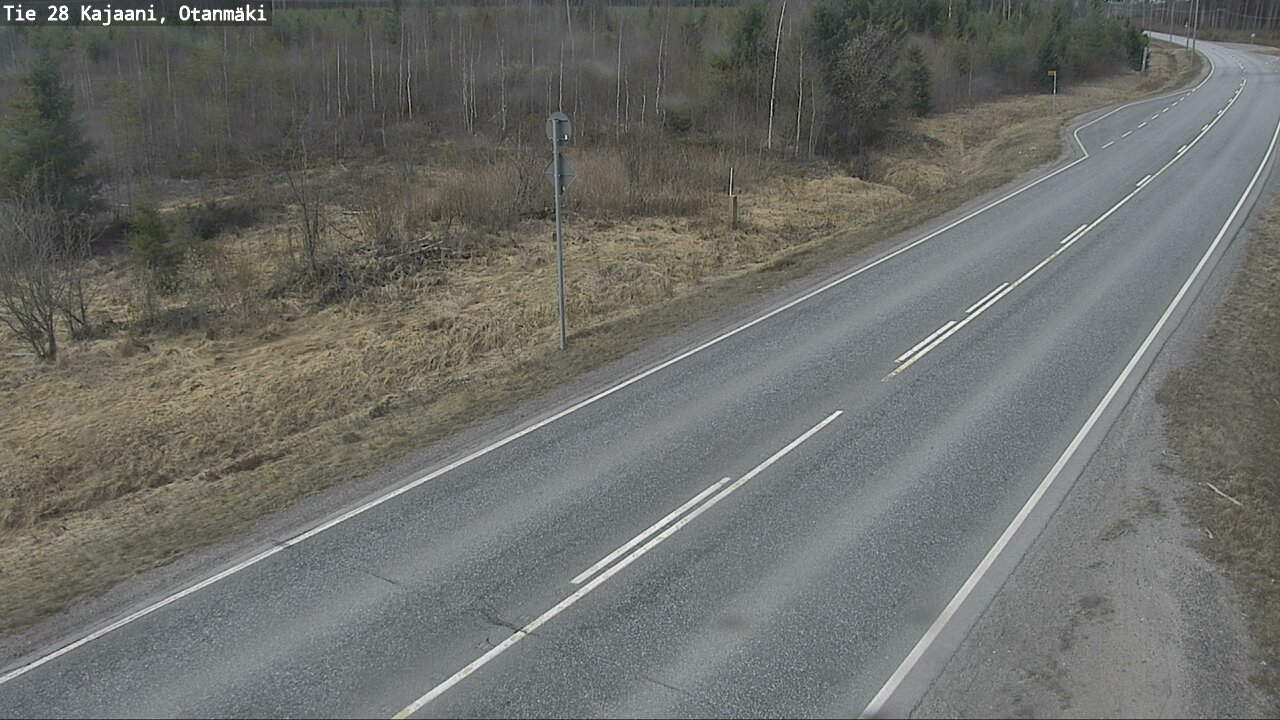 Weather Camera Image Road 28 Kajaani, Otanmäki, Kajaani, Kainuu