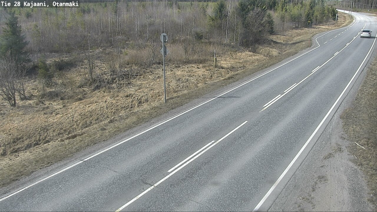 Weather Camera Image Road 28 Kajaani, Otanmäki, Kajaani, Kainuu