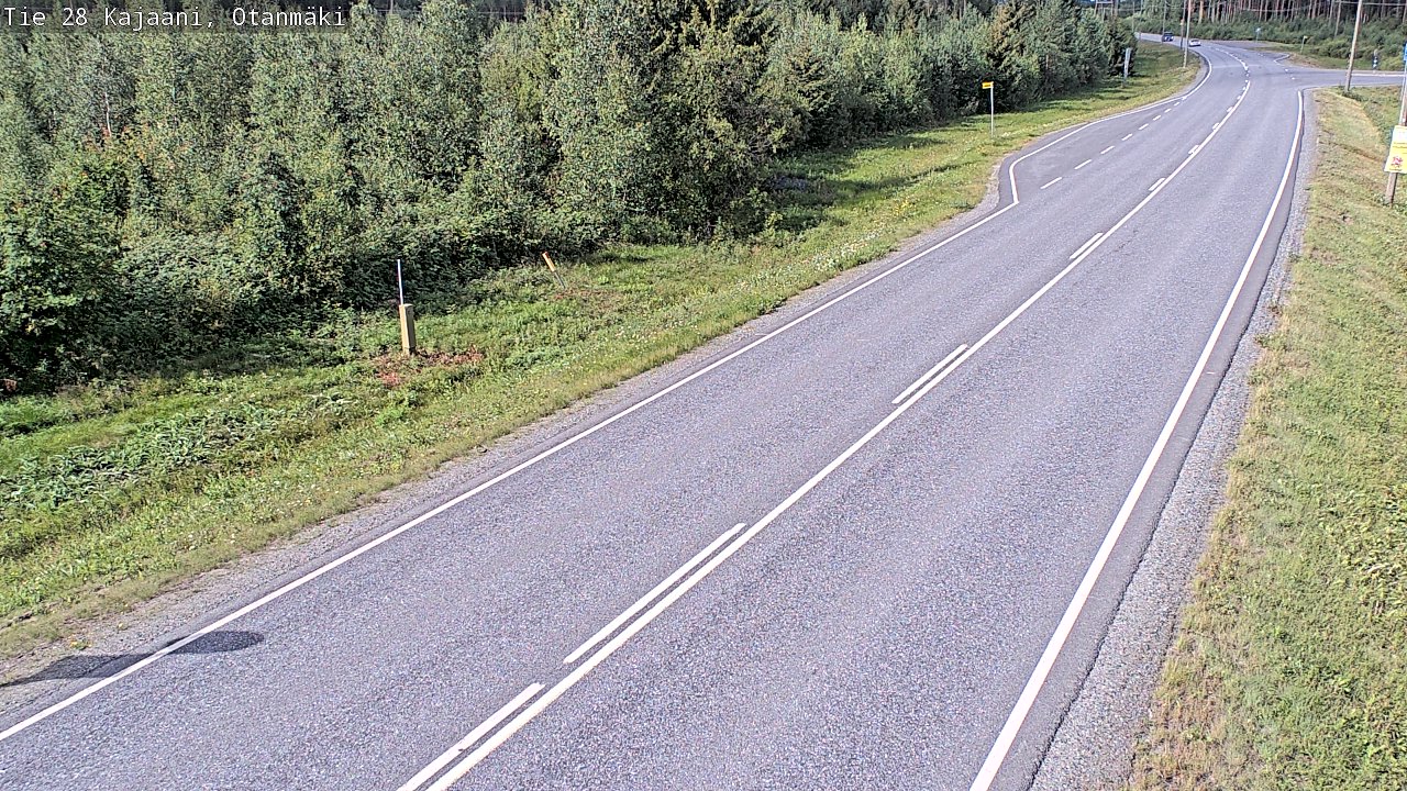 Weather Camera Image Road 28 Kajaani, Otanmäki, Kajaani, Kainuu