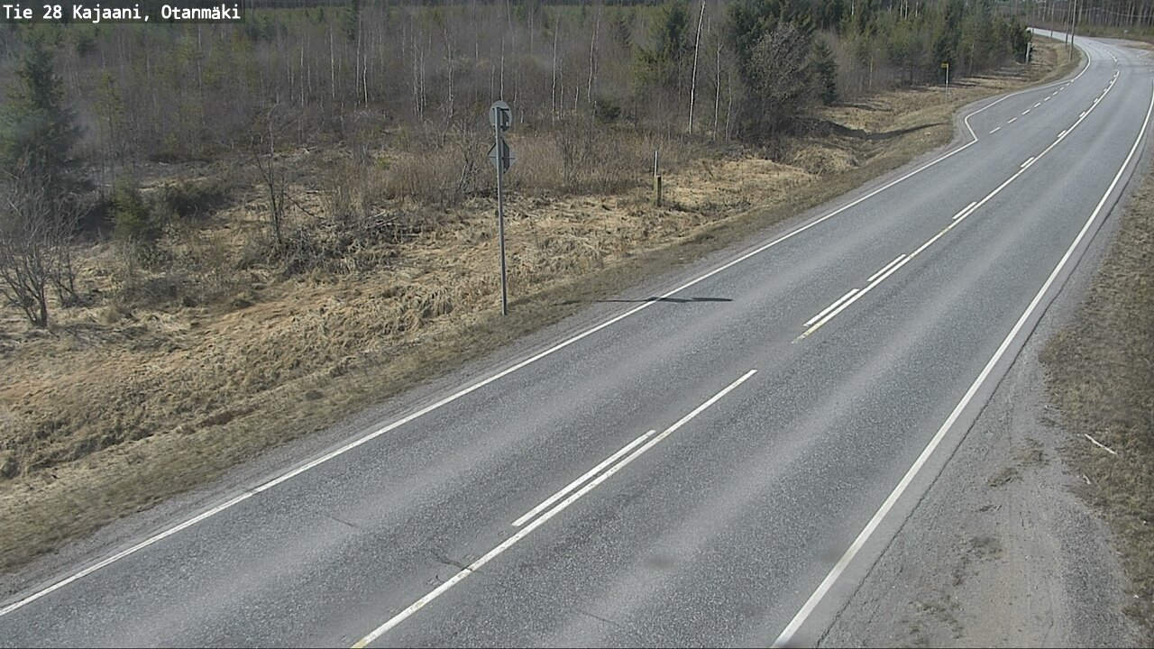 Weather Camera Image Road 28 Kajaani, Otanmäki, Kajaani, Kainuu