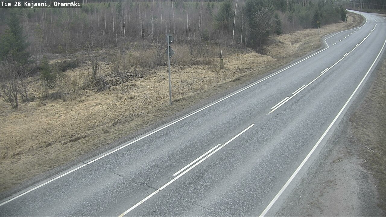Weather Camera Image Väg 28 Kajana, Otanmäki, Kajaani, Kainuu