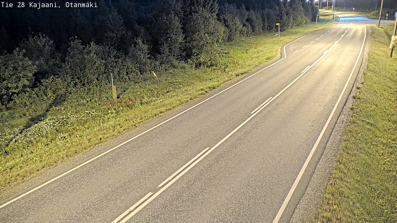 Kelikamerat Kuva Tie 28 Kajaani, Otanmäki, Kajaani, Kainuu