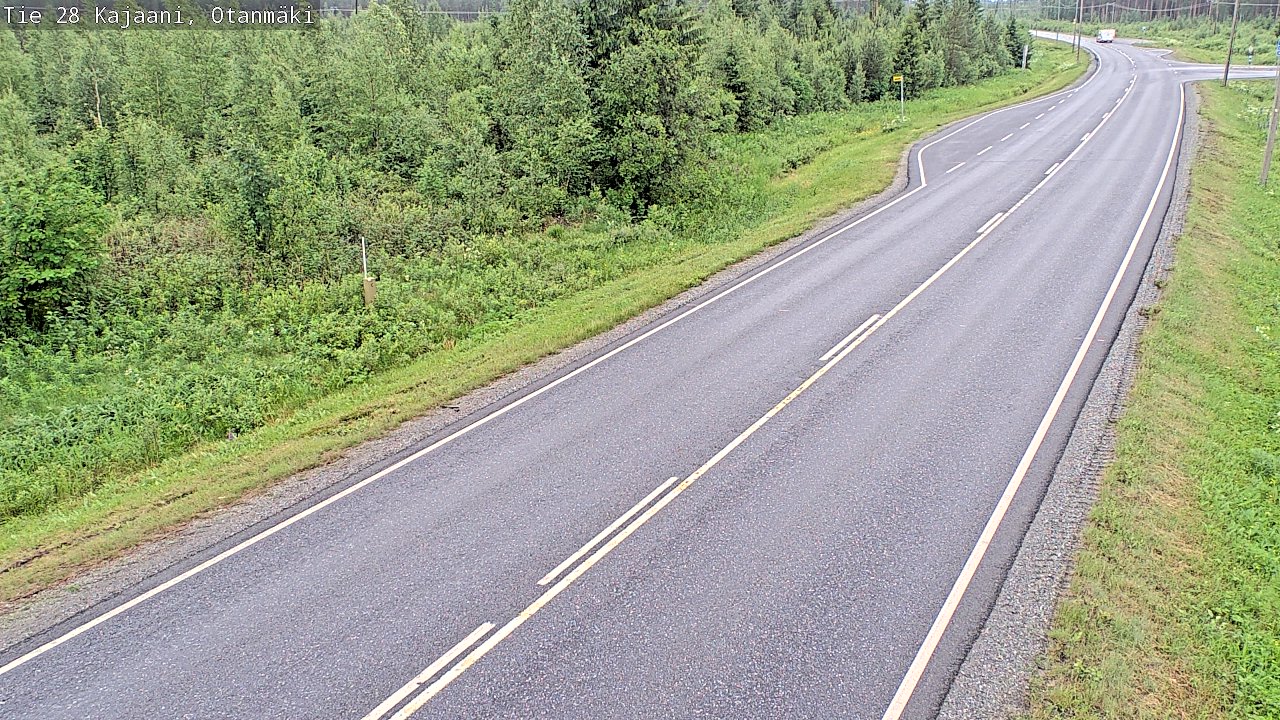 Weather Camera Image Väg 28 Kajana, Otanmäki, Kajaani, Kainuu