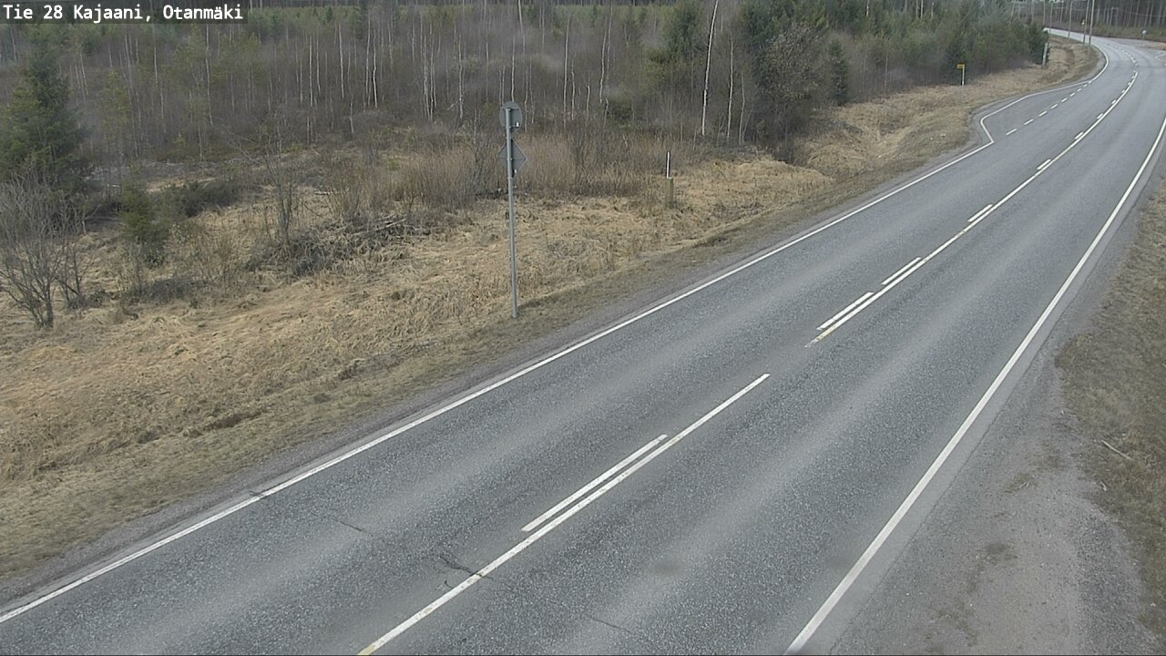 Weather Camera Image Road 28 Kajaani, Otanmäki, Kajaani, Kainuu