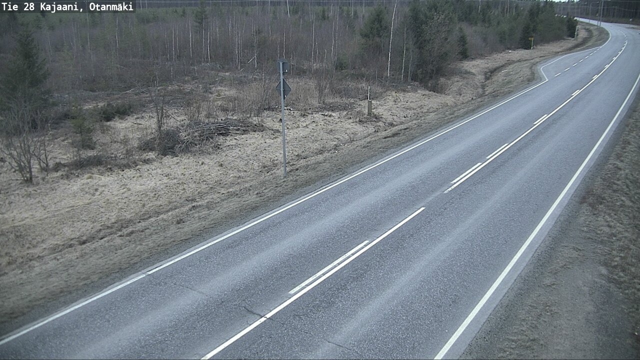 Weather Camera Image Väg 28 Kajana, Otanmäki, Kajaani, Kainuu