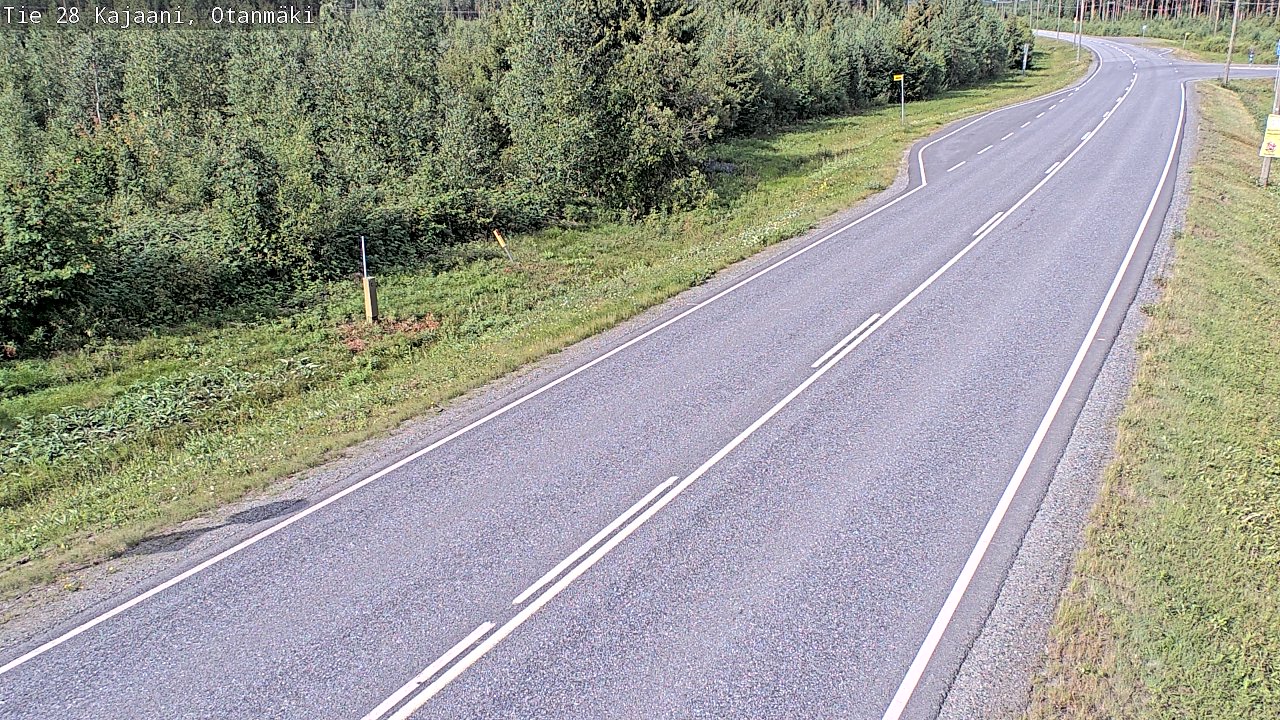 Weather Camera Image Road 28 Kajaani, Otanmäki, Kajaani, Kainuu