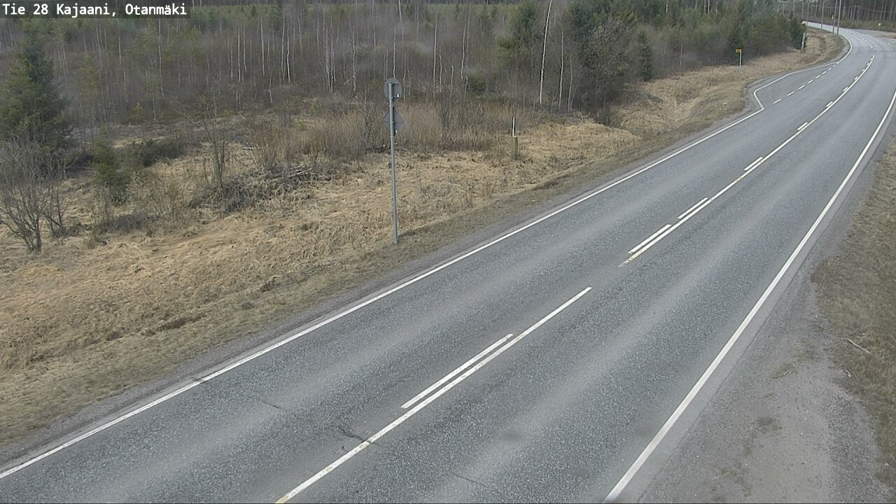 Weather Camera Image Road 28 Kajaani, Otanmäki, Kajaani, Kainuu