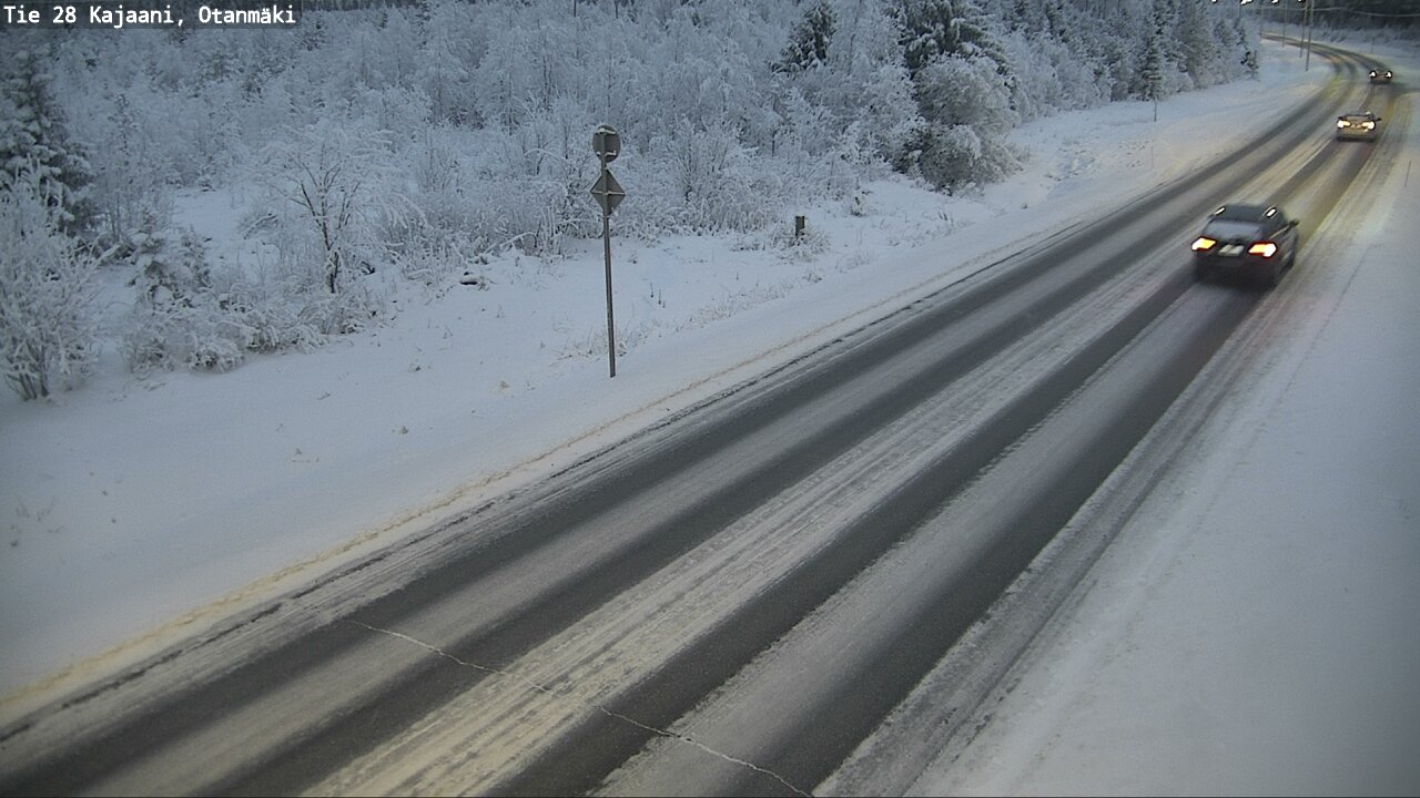 Weather Camera Image Väg 28 Kajana, Otanmäki, Kajaani, Kainuu