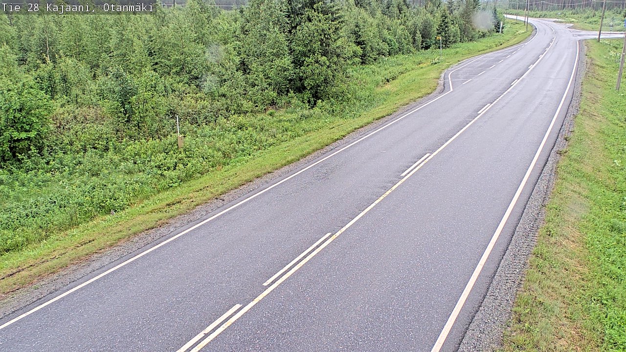 Kelikamerat Kuva Tie 28 Kajaani, Otanmäki, Kajaani, Kainuu