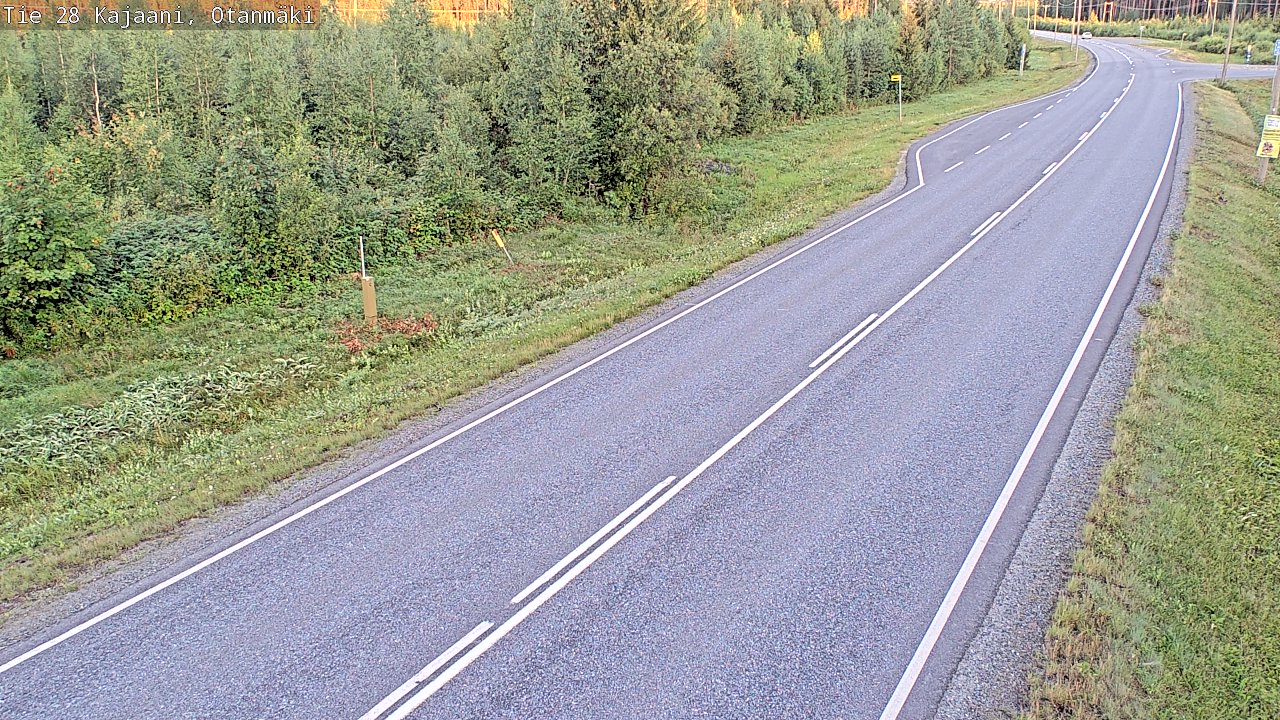 Kelikamerat Kuva Tie 28 Kajaani, Otanmäki, Kajaani, Kainuu