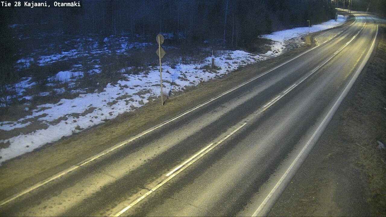 Weather Camera Image Road 28 Kajaani, Otanmäki, Kajaani, Kainuu