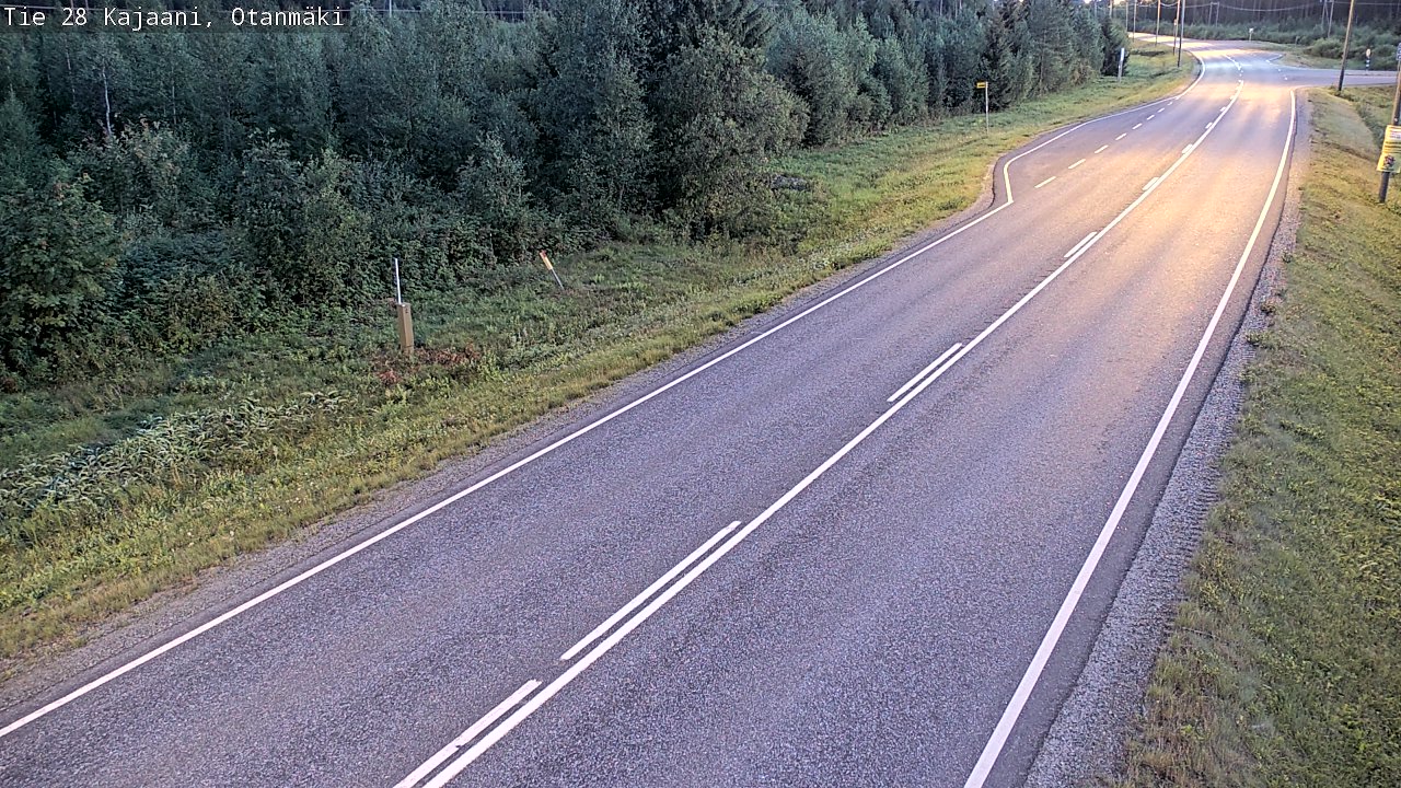 Kelikamerat Kuva Tie 28 Kajaani, Otanmäki, Kajaani, Kainuu