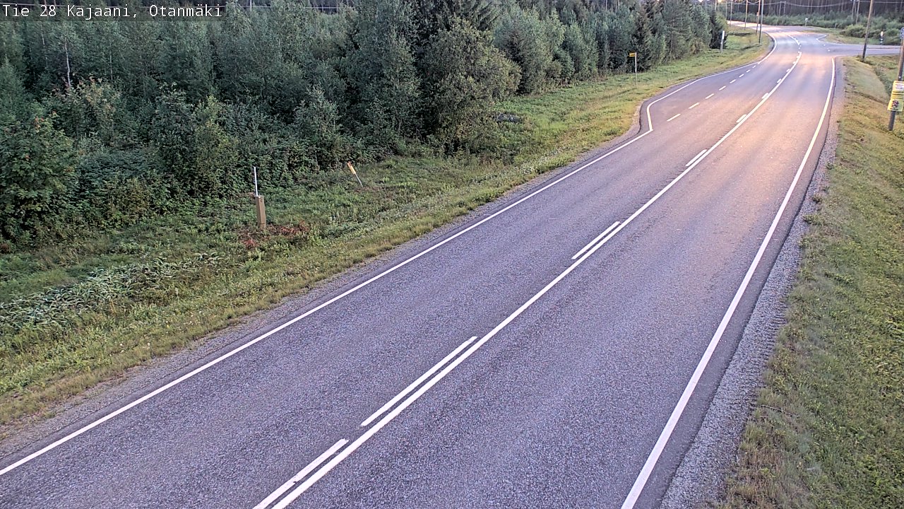 Kelikamerat Kuva Tie 28 Kajaani, Otanmäki, Kajaani, Kainuu