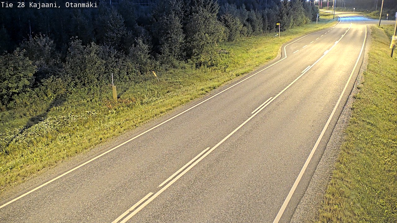 Kelikamerat Kuva Tie 28 Kajaani, Otanmäki, Kajaani, Kainuu