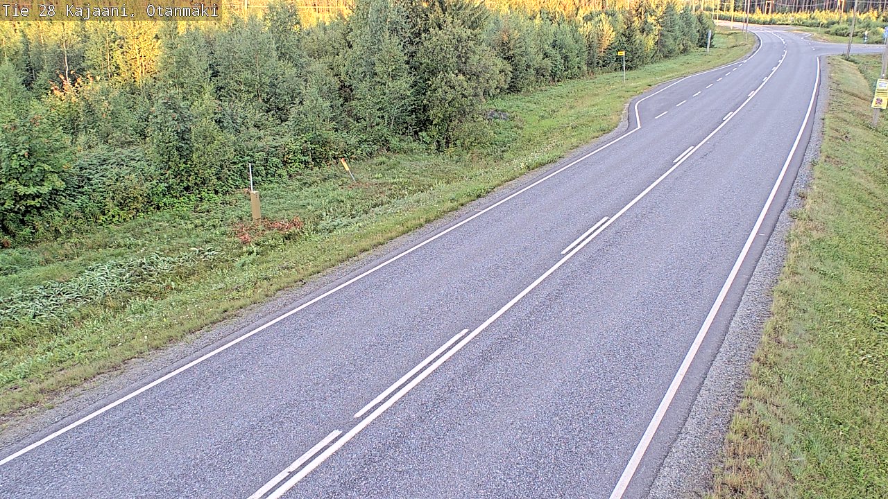 Kelikamerat Kuva Tie 28 Kajaani, Otanmäki, Kajaani, Kainuu