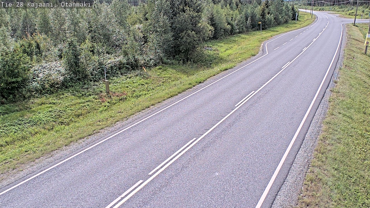 Weather Camera Image Väg 28 Kajana, Otanmäki, Kajaani, Kainuu