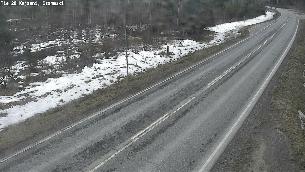 Weather Camera Image Road 28 Kajaani, Otanmäki, Kajaani, Kainuu