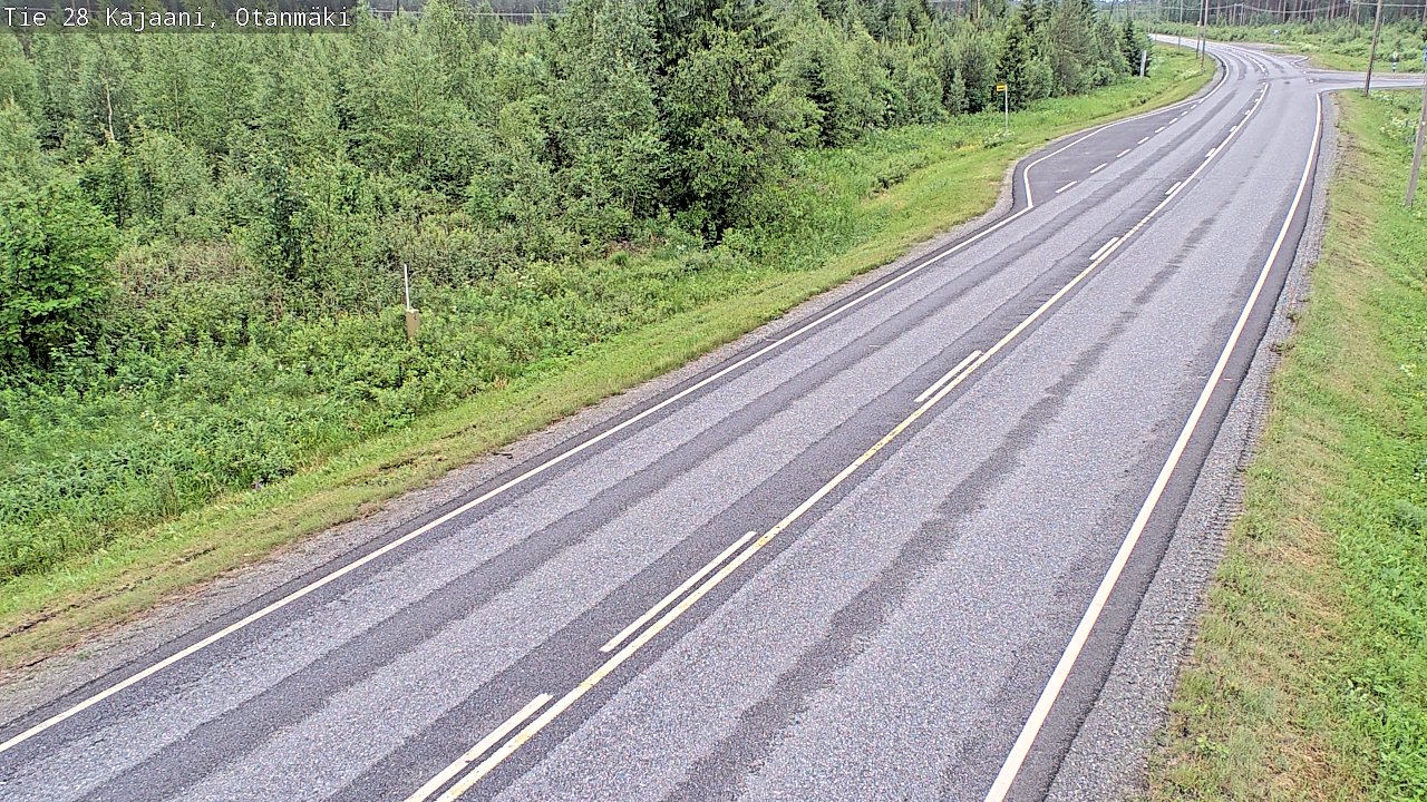Weather Camera Image Väg 28 Kajana, Otanmäki, Kajaani, Kainuu