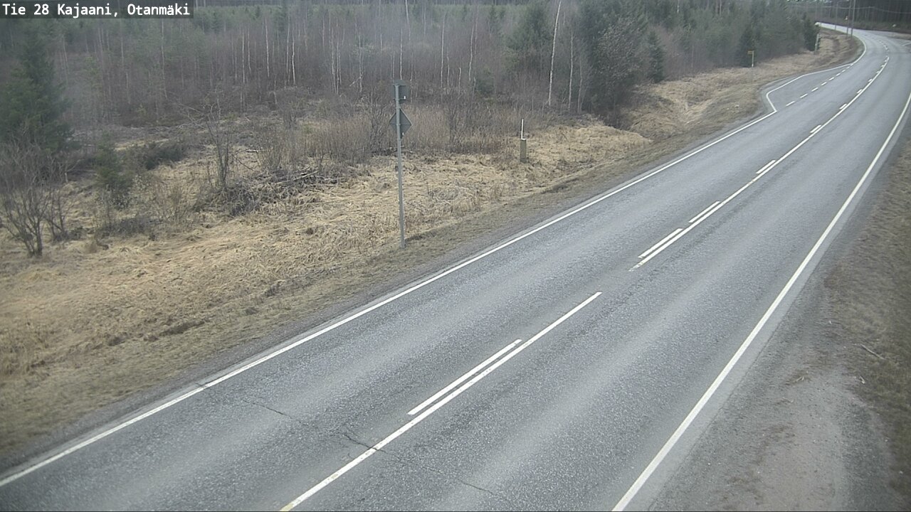 Weather Camera Image Väg 28 Kajana, Otanmäki, Kajaani, Kainuu
