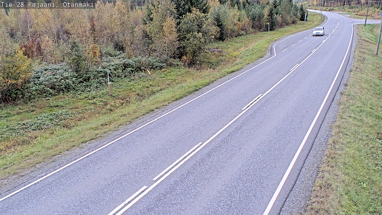 Kelikamerat Kuva Tie 28 Kajaani, Otanmäki, Kajaani, Kainuu