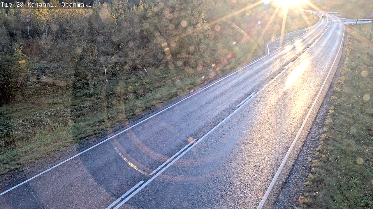 Kelikamerat Kuva Tie 28 Kajaani, Otanmäki, Kajaani, Kainuu