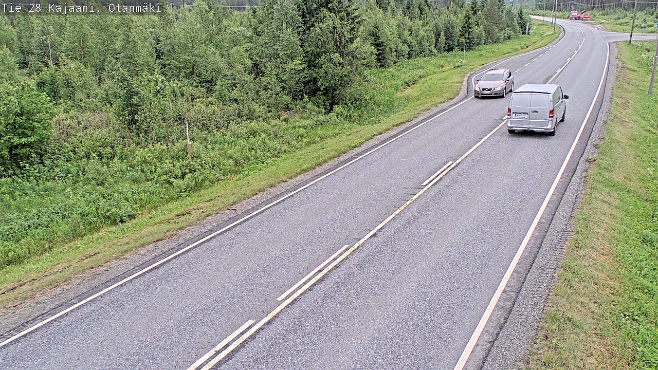 Weather Camera Image Väg 28 Kajana, Otanmäki, Kajaani, Kainuu