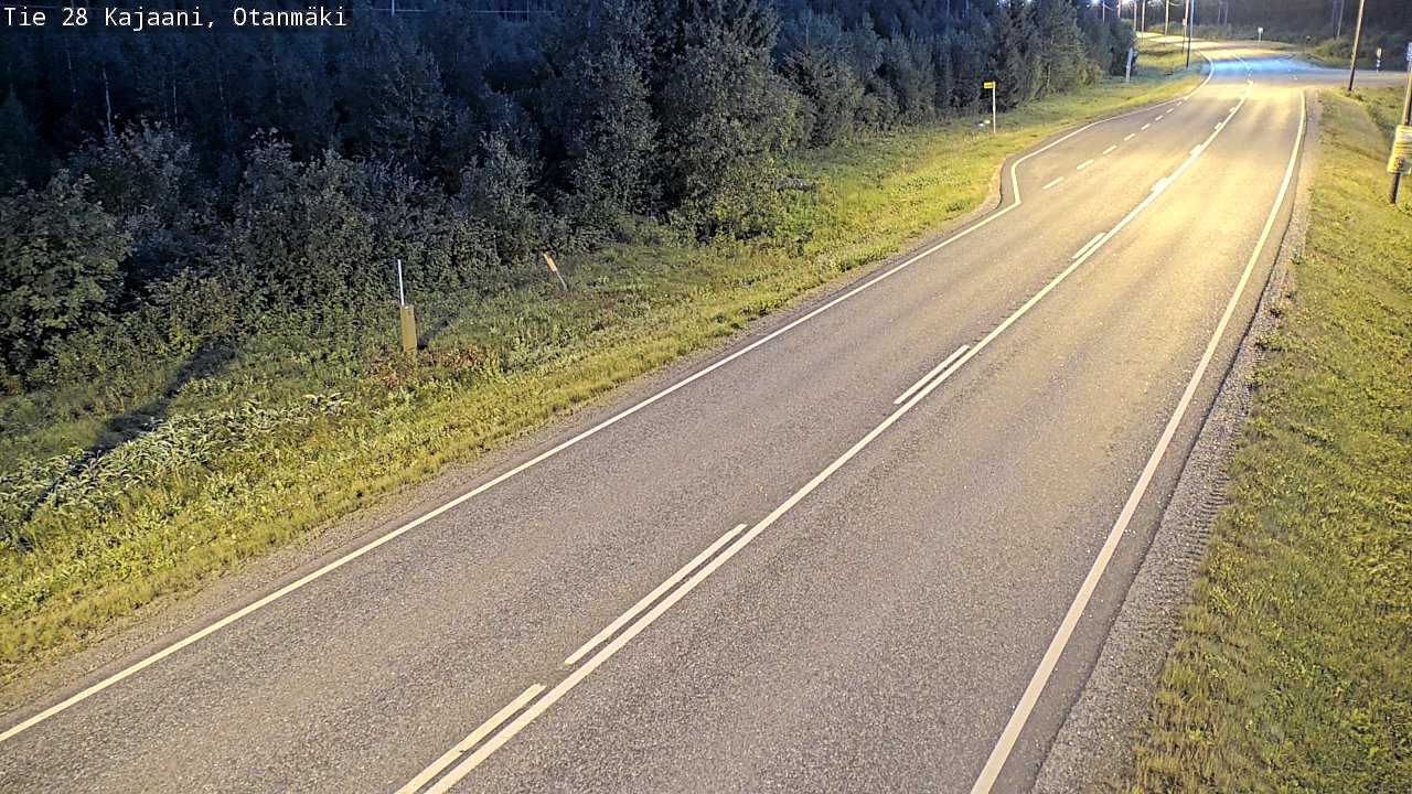Kelikamerat Kuva Tie 28 Kajaani, Otanmäki, Kajaani, Kainuu