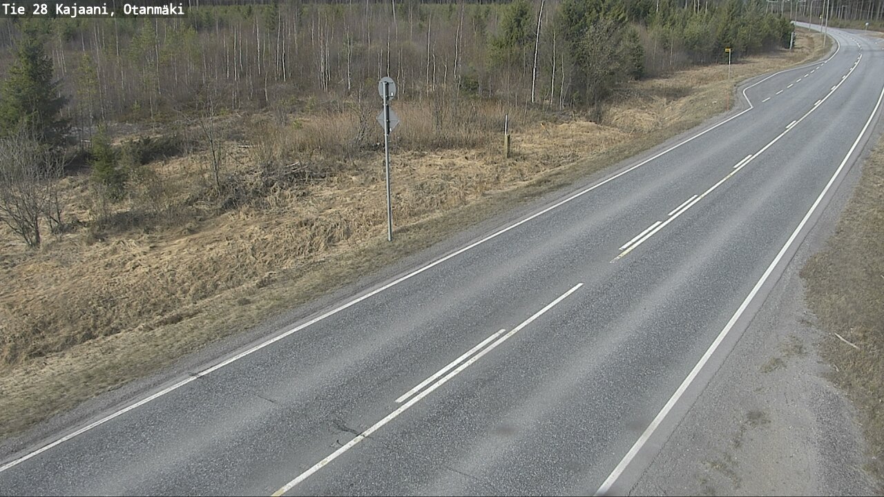 Weather Camera Image Road 28 Kajaani, Otanmäki, Kajaani, Kainuu