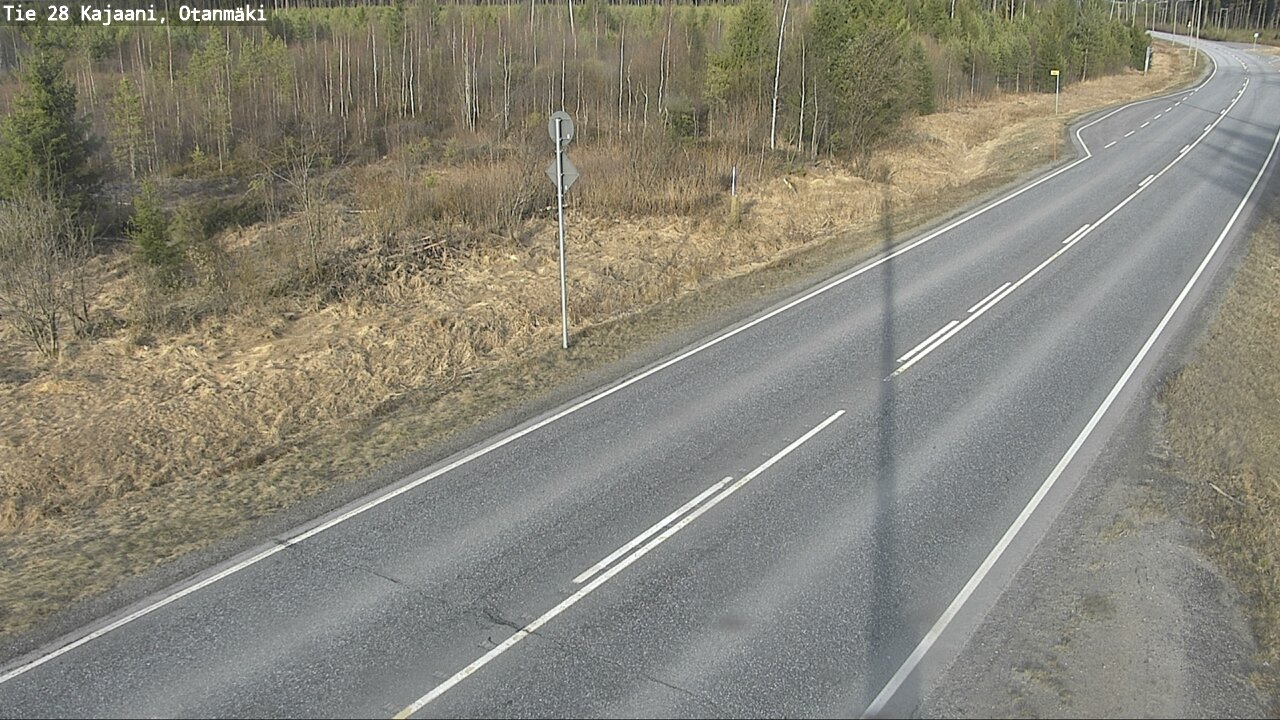 Weather Camera Image Väg 28 Kajana, Otanmäki, Kajaani, Kainuu