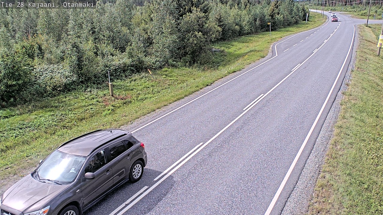 Weather Camera Image Väg 28 Kajana, Otanmäki, Kajaani, Kainuu